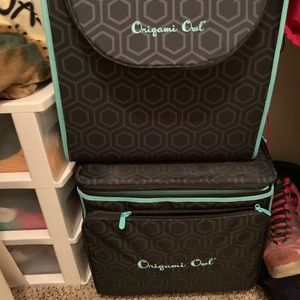 Origami owl rolling totes $125